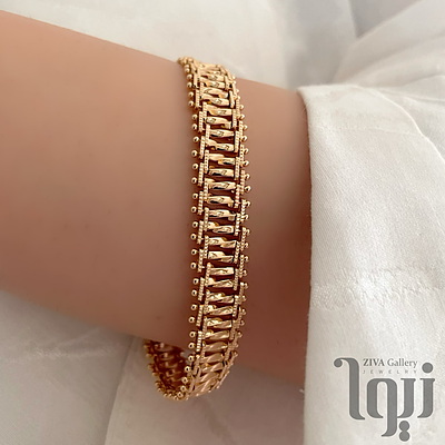 دستبند رولی موجدار ژوپینگ