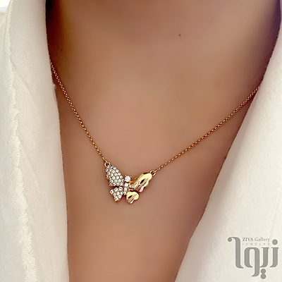 گردنبند پروانه ژوپینگ