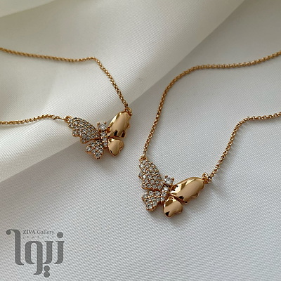 گردنبند پروانه ژوپینگ