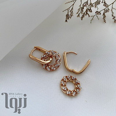 گوشواره آویز ژوپینگ